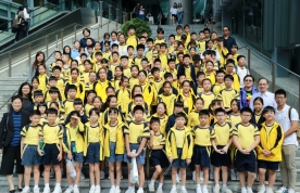 小五同學參觀中文大學